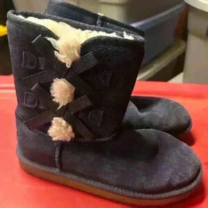 Girls' Kids' Koolaburra by Ugg Victoria Short Boots Blue Size 3